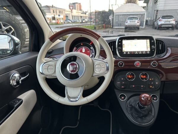 FIAT 500 1.2 69CV RIVA * NEOPATENTATI * - immagine 14